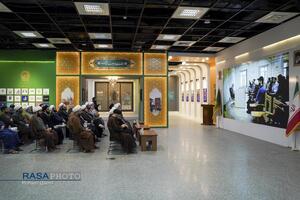 بازدید جمعی از اعضای خبرگزاری رسا و فضلاء استان مازندران از فعالیت‌های آستان قدس رضوی