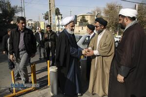 مراسم تشییع و خاکسپاری ابوالشهید حاج‌آقا عبدالله طائب