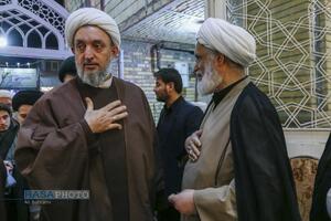 مراسم ختم ابوالزوجه آیت الله کعبی در قم