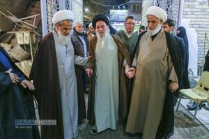 مراسم ختم ابوالزوجه آیت الله کعبی در قم