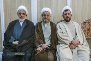 مراسم ختم ابوالزوجه آیت الله کعبی در قم