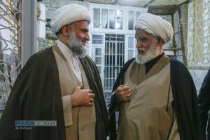 مراسم ختم ابوالزوجه آیت الله کعبی در قم