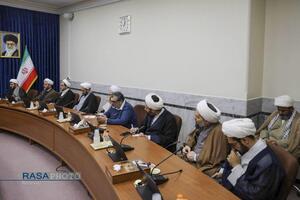 دیدار معاون و مدیران پژوهش حوزه‌های علمیه با آیت الله شب‌زنده دار