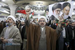 اجتماع حماسی مردم انقلابی قم در یوم الله نهم دی