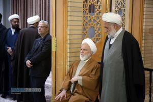 مراسم بزرگداشت آیت‌الله مصباح یزدی در حرم کریمه اهل‌بیت (س)