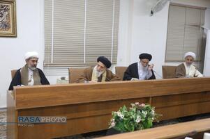 جلسه جامعه مدرسین حوزه علمیه با حضور جبلی رئیس رسانه ملی