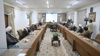 جلسه جامعه مدرسین حوزه علمیه با حضور جبلی رئیس رسانه ملی