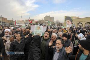 تشییع پیکر دو شهید مدافع امنیت فراجا در قم