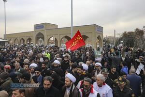 تشییع پیکر دو شهید مدافع امنیت فراجا در قم