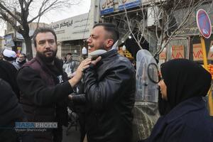 تشییع پیکر دو شهید مدافع امنیت فراجا در قم