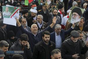 تشییع پیکر دو شهید مدافع امنیت فراجا در قم