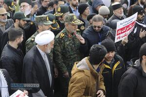 تشییع پیکر دو شهید مدافع امنیت فراجا در قم