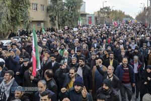 تشییع پیکر دو شهید مدافع امنیت فراجا در قم