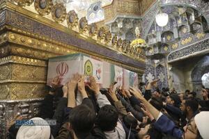 تشییع پیکر دو شهید مدافع امنیت فراجا در قم