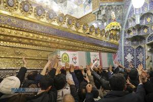 تشییع پیکر دو شهید مدافع امنیت فراجا در قم