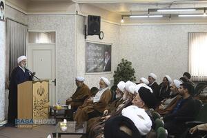 گردهمایی علما و اساتید حوزه در محکومیت اغتشاشات