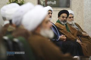 گردهمایی علما و اساتید حوزه در محکومیت اغتشاشات