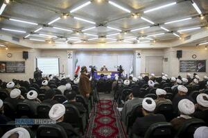 گردهمایی علما و اساتید حوزه در محکومیت اغتشاشات