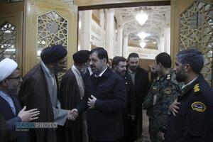 گرامیداشت شهدای امنیت در حرم حضرت فاطمه معصومه (س)