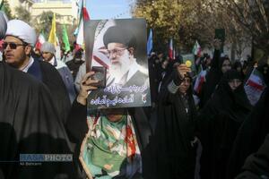 راهپیمایی اتحاد در یوم الله ۲۲ دی ماه در قم