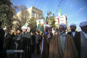 راهپیمایی اتحاد در یوم الله ۲۲ دی ماه در قم