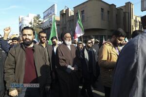 راهپیمایی اتحاد در یوم الله ۲۲ دی ماه در قم