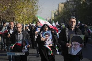 خروش مردم تهران علیه تروریست‌های آشوب‌گر