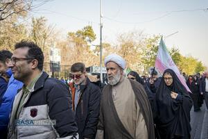 خروش مردم تهران علیه تروریست‌های آشوب‌گر