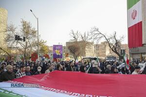 خروش مردم تهران علیه تروریست‌های آشوب‌گر