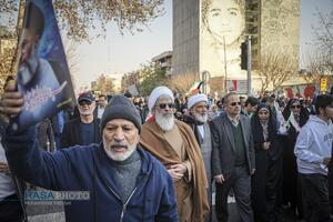 خروش مردم تهران علیه تروریست‌های آشوب‌گر