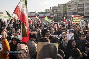 خروش مردم تهران علیه تروریست‌های آشوب‌گر