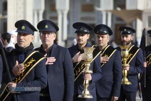 دسته عزاداری خادمان حرم کریمه اهل‌بیت (س) در روز شهادت حضرت امام موسی کاظم (علیه‌السلام)