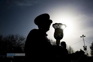 دسته عزاداری خادمان حرم کریمه اهل‌بیت (س) در روز شهادت حضرت امام موسی کاظم (علیه‌السلام)