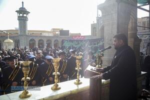دسته عزاداری خادمان حرم کریمه اهل‌بیت (س) در روز شهادت حضرت امام موسی کاظم (علیه‌السلام)