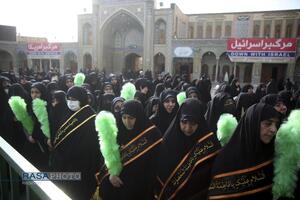 دسته عزاداری خادمان حرم کریمه اهل‌بیت (س) در روز شهادت حضرت امام موسی کاظم (علیه‌السلام)