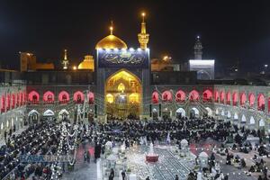 حال و هوای حرم مطهر رضوی در شب شهادت حضرت امام کاظم (علیه‌السلام)