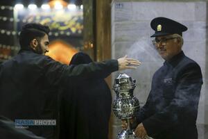 حال و هوای حرم مطهر رضوی در شب شهادت حضرت امام کاظم (علیه‌السلام)