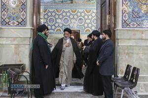 تشییع پیکر آیت الله سیدهادی حسینی سیستانی برادر حضرت آیت‌الله سید علی سیستانی