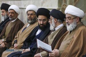 تشییع پیکر آیت الله سیدهادی حسینی سیستانی برادر حضرت آیت‌الله سید علی سیستانی