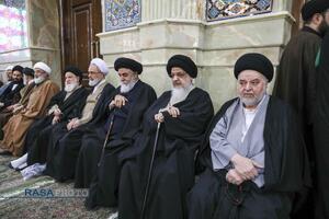 تشییع پیکر آیت الله سیدهادی حسینی سیستانی برادر حضرت آیت‌الله سید علی سیستانی