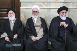 تشییع پیکر آیت الله سیدهادی حسینی سیستانی برادر حضرت آیت‌الله سید علی سیستانی