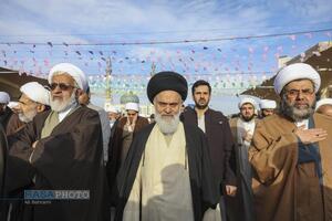 تشییع پیکر آیت الله سیدهادی حسینی سیستانی برادر حضرت آیت‌الله سید علی سیستانی