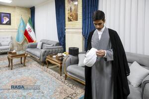 جشن عمامه‌گذاری طلاب حوزه علمیه حضرت ولی عصر (عج)