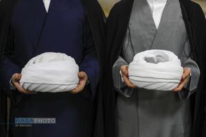 جشن عمامه‌گذاری طلاب حوزه علمیه حضرت ولی عصر (عج)