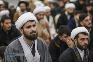 جشن عمامه‌گذاری طلاب حوزه علمیه حضرت ولی عصر (عج)