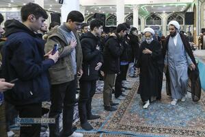 جشن عمامه‌گذاری طلاب حوزه علمیه حضرت ولی عصر (عج)