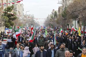 خلق حماسه ای دیگر در راهپیمایی یوم الله ۲۲ بهمن ۱۴۰۴