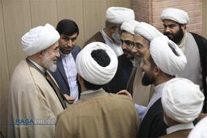 گردهمایی اساتید و فضلای حوزه علمیه خوزستان با حضور آیت الله محسن اراکی