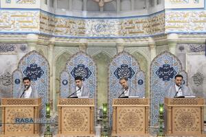 ترتیل خوانی قرآن کریم در حرم مطهر رضوی