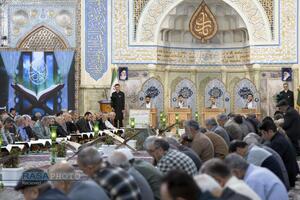 ترتیل خوانی قرآن کریم در حرم مطهر رضوی